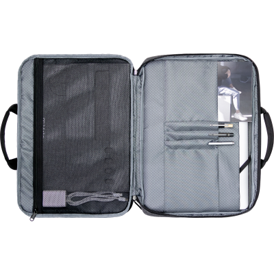 Picture of BRANDCHARGER RPET LAPTOP BAG in Grey