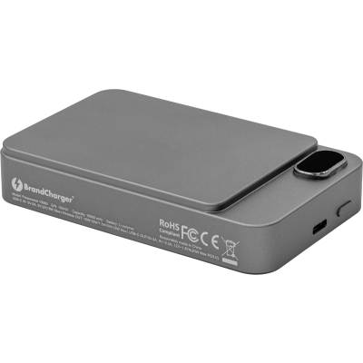 Picture of BRANDCHARGER RECYCLED STEEL CORDLESS POWER BANK