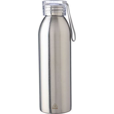 Picture of STAINLESS STEEL METAL SINGLE-WALLED BOTTLE (650ML) in Silver