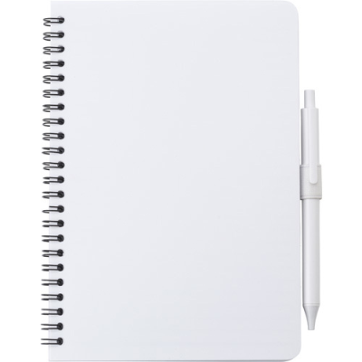 Picture of ANTIBACTERIAL NOTE BOOK (APPROX A5) in White.