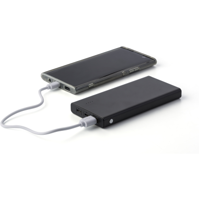 Picture of ALUMINIUM METAL POWER BANK in Black