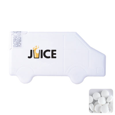 Picture of VAN MINTS CARD with Sugar Free Mints in White