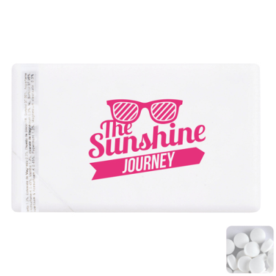 Picture of MINTS CARD with Sugar Free Mints in White