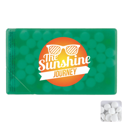 Picture of MINTS CARD with Sugar Free Mints in Green.