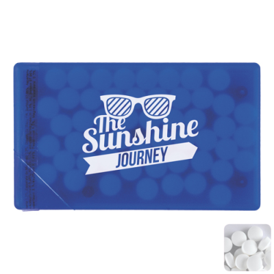 Picture of MINTS CARD with Sugar Free Mints in Blue.