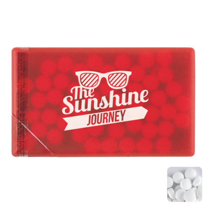 Picture of MINTS CARD with Sugar Free Mints in Red