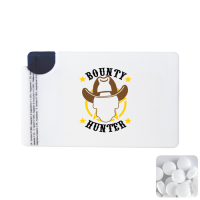 Picture of MINTS CARD DELUXE with Sugar Free Mints in Blue.