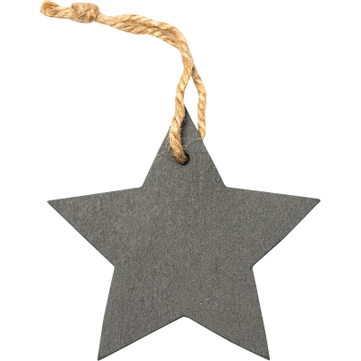 Picture of SLATE STAR ORNAMENT in Grey