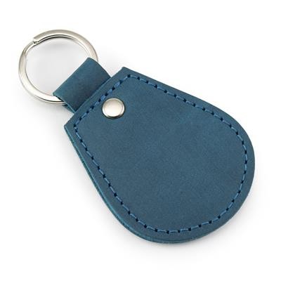 Picture of WINDSOR LEATHER TEAR DROP KEYRING FOB with Split Ring.