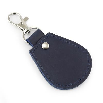 Picture of WINDSOR LEATHER TEAR DROP KEYRING FOB with Spring Clip