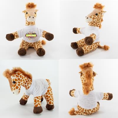 Picture of 20CM GERRY GIRAFFE with Tee Shirt