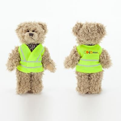 Picture of 25CM WINDSOR BEAR with Hi-vis Vest