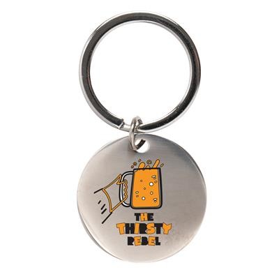 Picture of UV PRINTED ROUND STEEL KEYRING