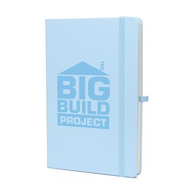 Picture of A5 MOLE NOTE BOOK in Baby Blue.