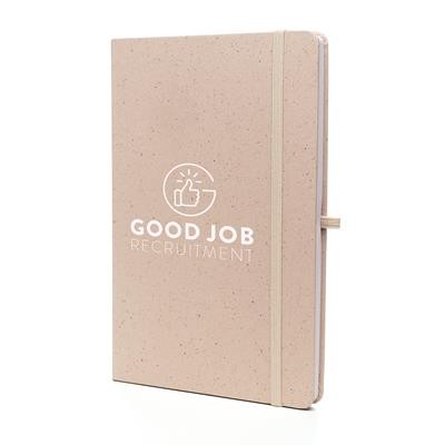 Picture of A5 FRUIT PAPER NOTE BOOK in Natural.