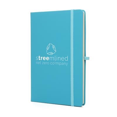 Picture of A5 RECYCLED MOLE NOTE BOOK in Cyan