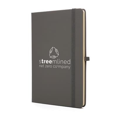 Picture of A5 RECYCLED MOLE NOTE BOOK in Pale Grey