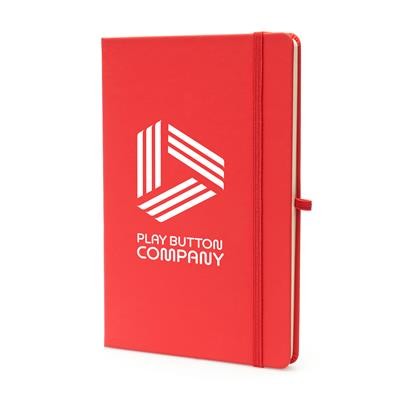 Picture of A5 RECYCLED MOLE NOTE BOOK in Red