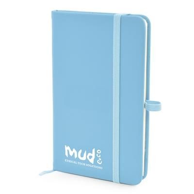 Picture of A6 MOLE NOTE BOOK in Cyan.