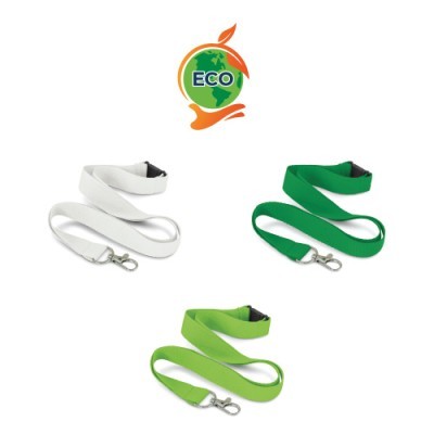 Picture of ECO FLAT POLYESTER LANYARD.