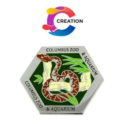 Picture of CREATION SOFT ENAMELLED PIN BADGES.