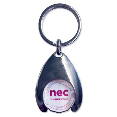 Picture of WISHBONE TROLLEY COIN KEYRING