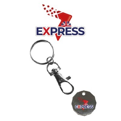 Picture of EXPRESS METAL TROLLEY COIN PRINTED