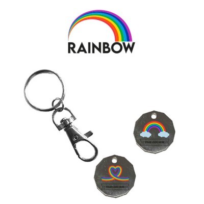 Picture of RAINBOW METAL TROLLEY COIN.