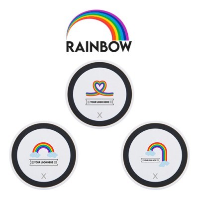 Picture of RAINBOW ROUND CORDLESS CHARGER.