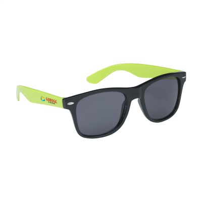 Picture of MALIBU COLOUR SUNGLASSES in Lime.