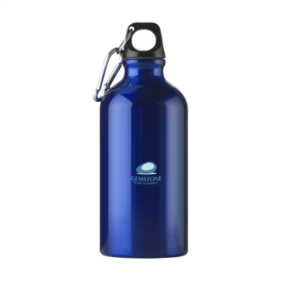 Picture of ALUMINI 500 ML ALUMINIUM METAL WATER BOTTLE in Blue.