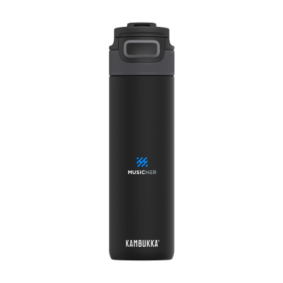 Picture of KAMBUKKA® ELTON THERMAL INSULATED 600 ML DRINK BOTTLE in Black.