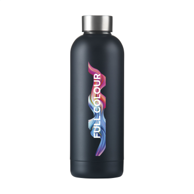 Picture of SENGA STEEL 530 ML DRINK BOTTLE in Black & Navy.