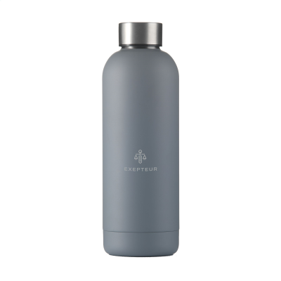 Picture of SENGA STEEL 530 ML DRINK BOTTLE in Light Grey.