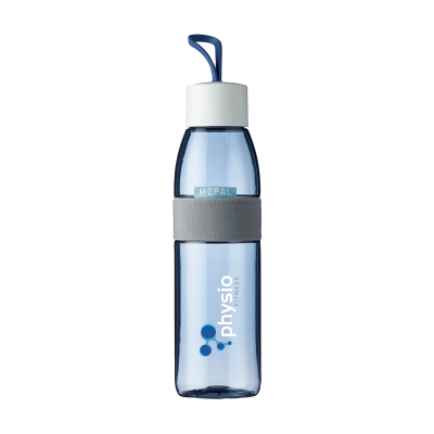 Picture of MEPAL WATER BOTTLE ELLIPSE 500 ML DRINK BOTTLE in Denim Blue.