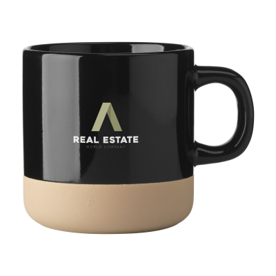 Picture of VERDI MUG 360 ML in Black.