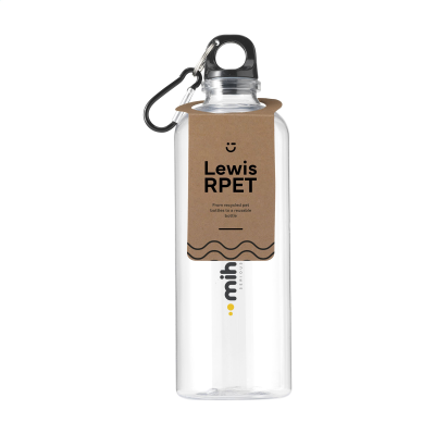 Picture of LEWIS GRS RPET BOTTLE 630 ML WATER BOTTLE in Clear Transparent