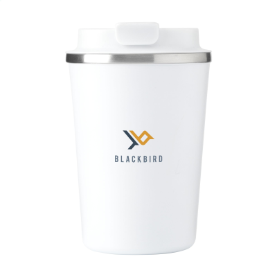 Picture of KAFFI RCS RECYCLED COFFEE MUG 300 ML THERMO CUP in White