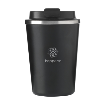 Picture of KAFFI RCS RECYCLED COFFEE MUG 300 ML THERMO CUP in Black