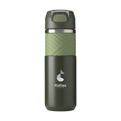 Picture of LYNN RCS RECYCLED STEEL BOTTLE 500 ML in Green.