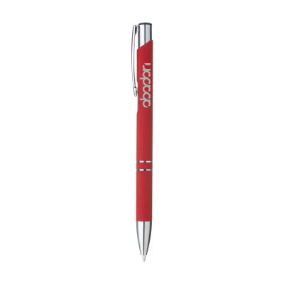 Picture of EBONY SOFT TOUCH TRIM PEN in Red.