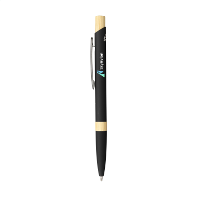 Picture of YURI GRS RECYCLED ALUMINIUM METAL PEN in Black