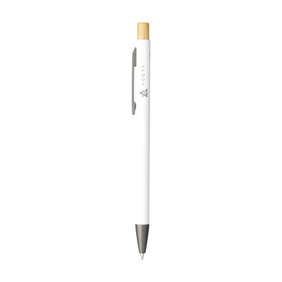 Picture of XAVA GRS RECYCLED ALUMINIUM METAL PEN in White