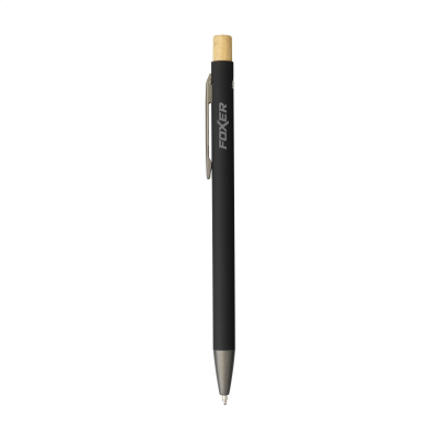 Picture of XAVA GRS RECYCLED ALUMINIUM METAL PEN in Black