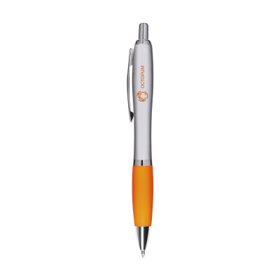 Picture of ATHOS SILVER PEN in Orange.