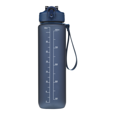 Picture of AQUASPORT GRS RECYCLED WATER BOTTLE 1,000 ML in Blue.