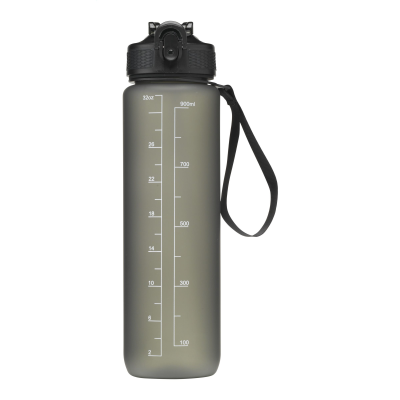 Picture of AQUASPORT GRS RECYCLED WATER BOTTLE 1,000 ML in Black