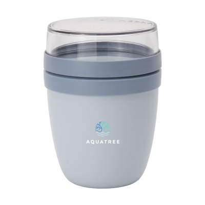 Picture of MEPAL LUNCHPOT ELLIPSE 300 ML FOOD CONTAINER in Nordic Blue.