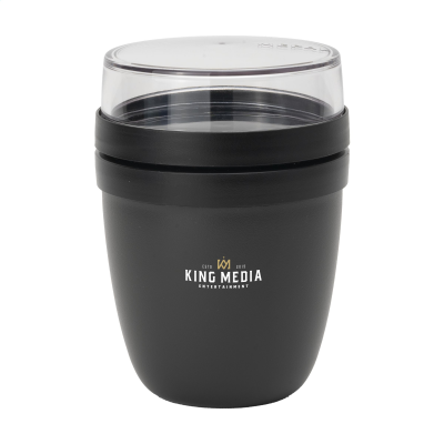 Picture of MEPAL LUNCHPOT ELLIPSE 300 ML FOOD CONTAINER in Nordic Black.