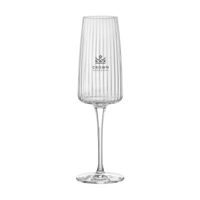 Picture of RIBBIO CHAMPAGNE GLASS 255 ML in Clear Transparent.